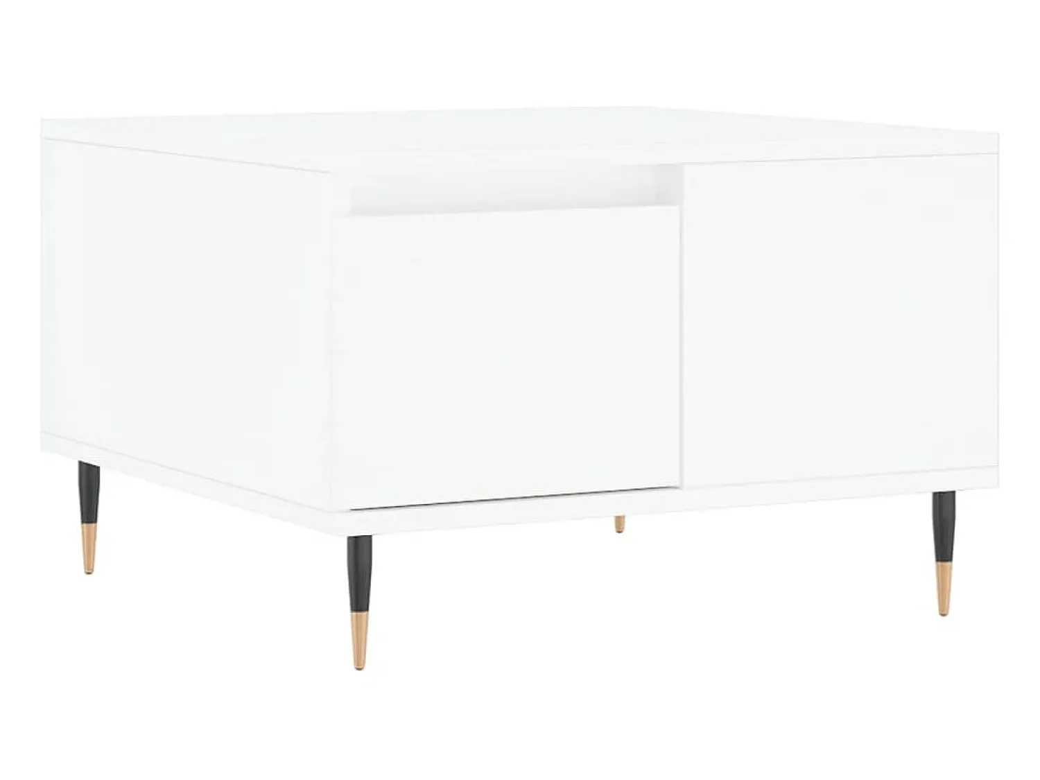 Mesa De Centro|vidaxl Mesa de centro 55x55x36,5 cm derivados de madeira Branco
