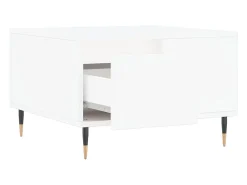 Mesa De Centro|vidaxl Mesa de centro 55x55x36,5 cm derivados de madeira Branco