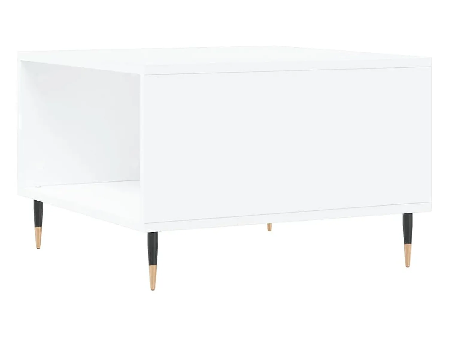 Mesa De Centro|vidaxl Mesa de centro 55x55x36,5 cm derivados de madeira Branco