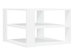 Mesa De Centro| Mesa de centro 59,5x59,5x40 cm derivados de madeira PT625639 Branco