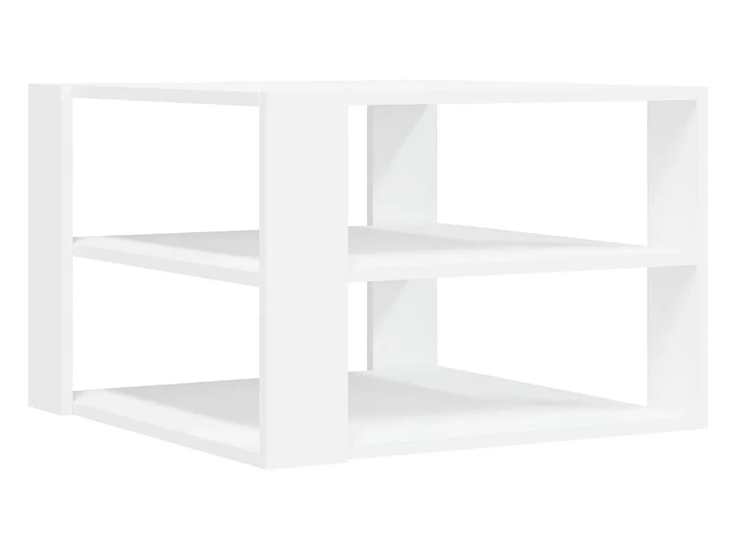 Mesa De Centro| Mesa de centro 59,5x59,5x40 cm derivados de madeira PT625639 Branco
