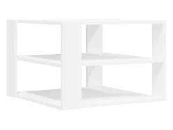 Mesa De Centro| Mesa de centro 59,5x59,5x40 cm derivados de madeira PT625639 Branco