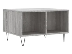 Mesa De Centro*vidaxl Mesa de centro 60x50x36,5 cm derivados de madeira cinza sonoma Cinzento
