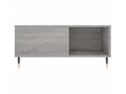 Mesa De Centro* Mesa de centro 80x80x36,5 cm derivados madeira sonoma PT512599 Cinzento