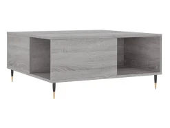 Mesa De Centro* Mesa de centro 80x80x36,5 cm derivados madeira sonoma PT512599 Cinzento