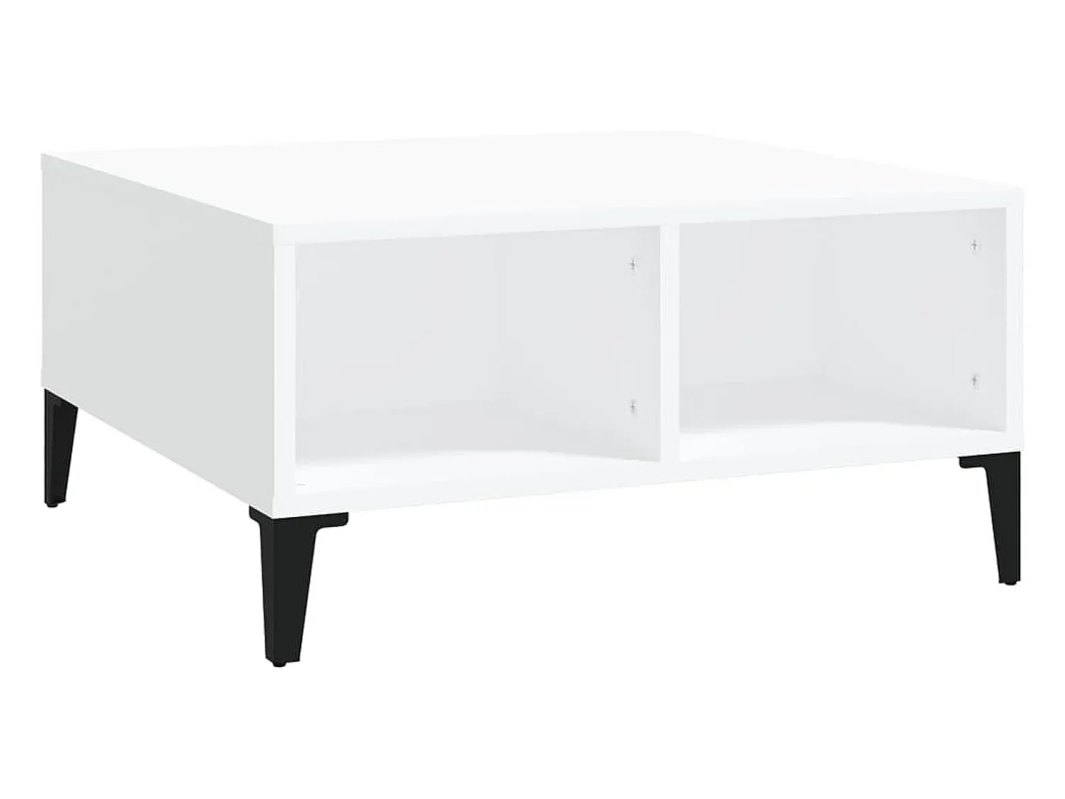 Online vidaxl Mesa de centro 60x60x30 cm derivados de madeira Branco