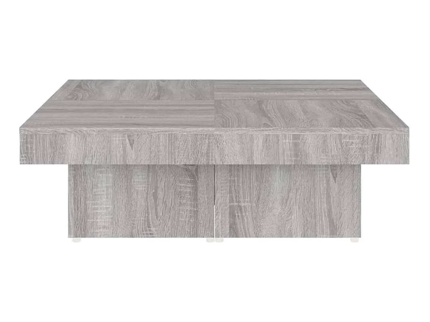 Mesa de centro 90x90x28 cm derivados madeira sonoma PT358570^ Mesa De Centro