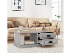 Mesa De Centro* Mesa de centro 90x50x35 cm derivados madeira sonoma PT113742 Cinzento