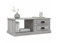Mesa De Centro* Mesa de centro 90x50x35 cm derivados madeira sonoma PT113742 Cinzento