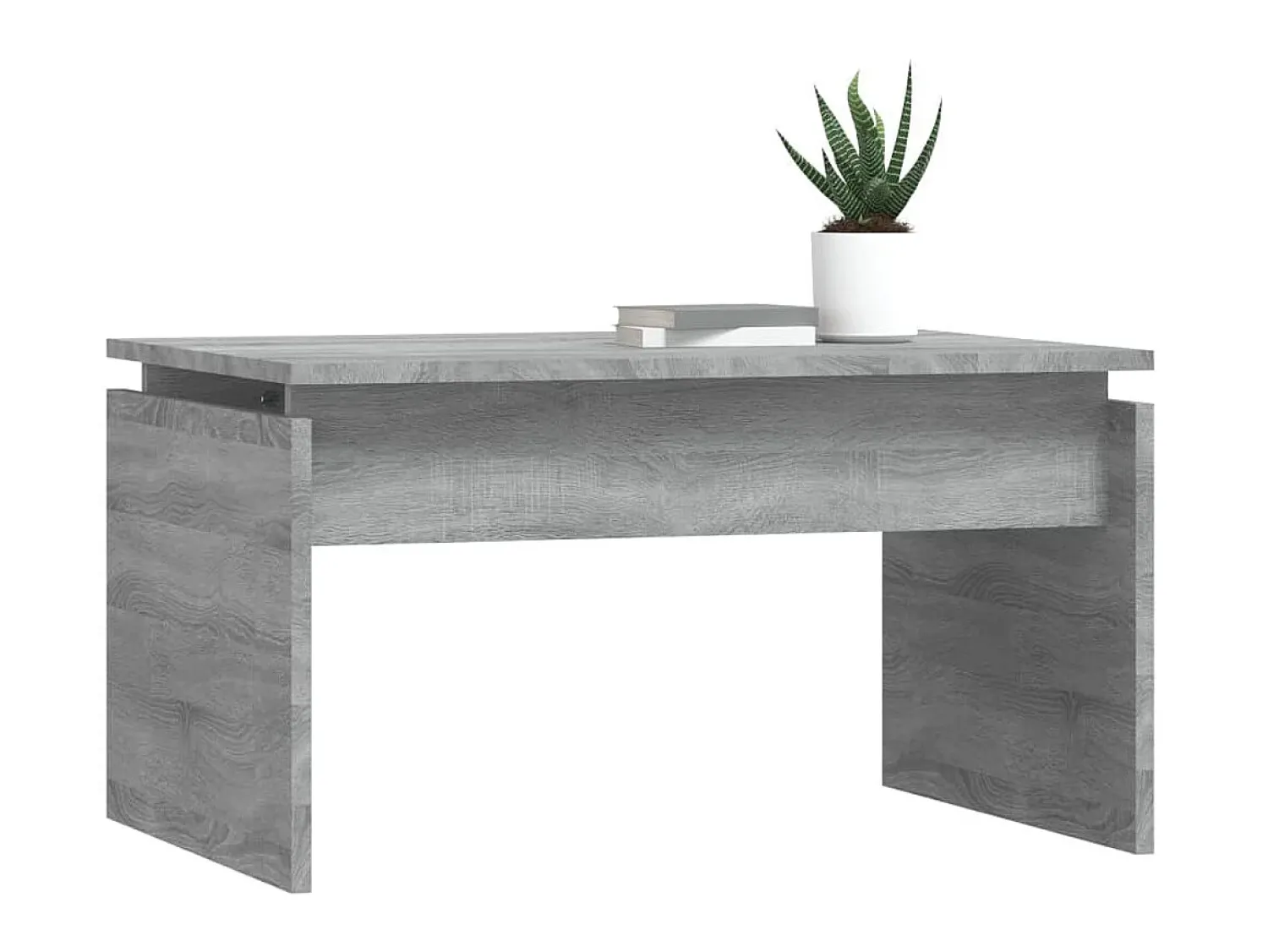 Online Mesa de centro 68x50x38 cm derivados de madeira cinza sonoma PT531762 Cinzento