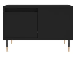 Mesa De Centro*vidaxl Mesa de centro 55x55x36,5 cm derivados de madeira Preto