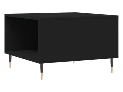 Mesa De Centro*vidaxl Mesa de centro 55x55x36,5 cm derivados de madeira Preto
