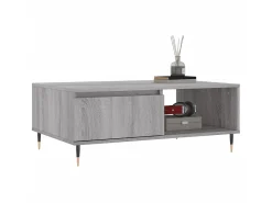 Mesa de centro 90x60x35 cm derivados de madeira sonoma PT977123^ Mesa De Centro