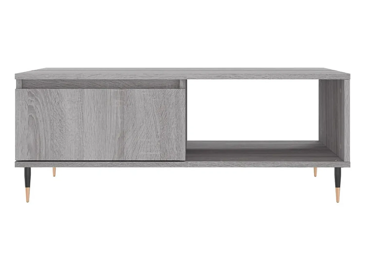 Mesa de centro 90x60x35 cm derivados de madeira sonoma PT977123^ Mesa De Centro
