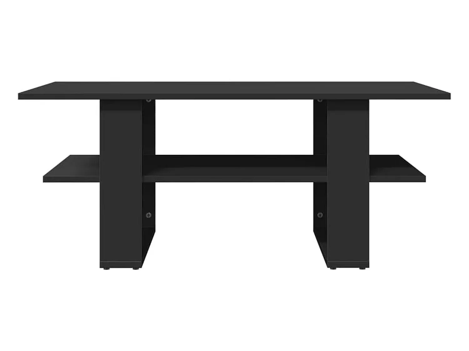 Mesa De Centro| Mesa de centro 102x55x42 cm derivados de madeira PT972508 Preto