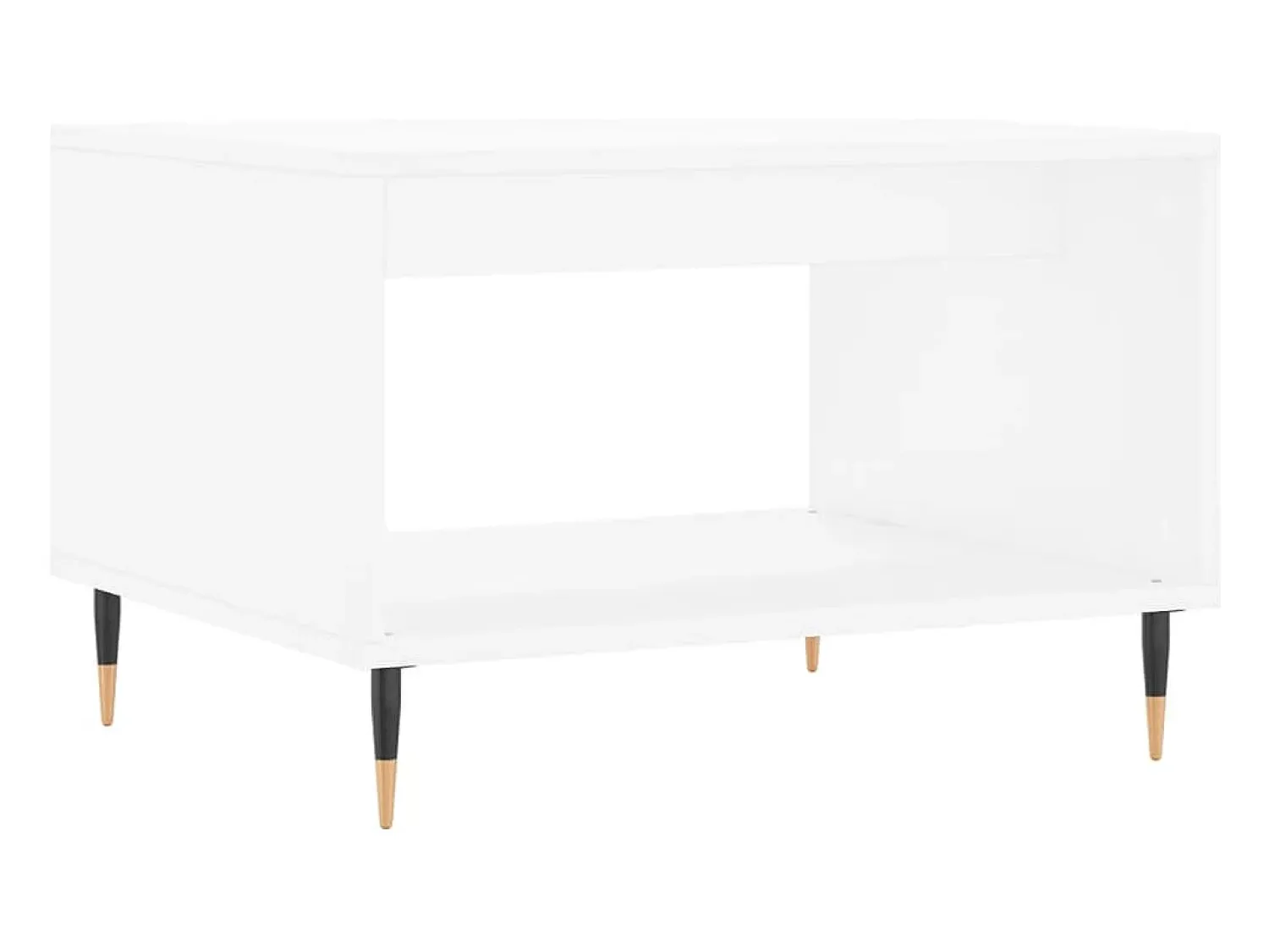 Mesa De Centro|vidaxl Mesa de centro 60x50x40 cm derivados de madeira Branco