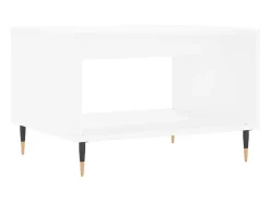 Mesa De Centro|vidaxl Mesa de centro 60x50x40 cm derivados de madeira Branco
