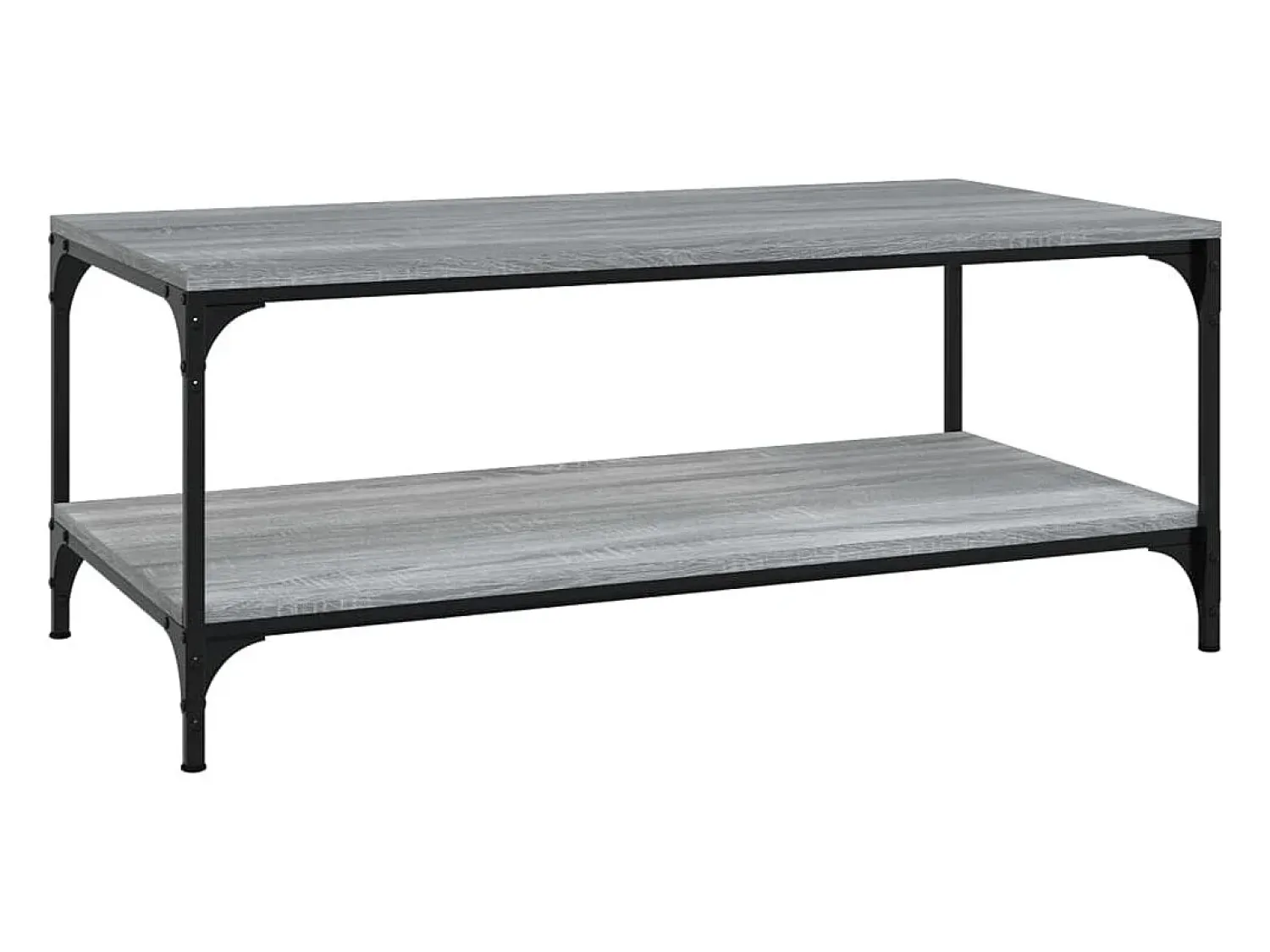 Mesa De Centro| Mesa de centro 80x50x40 cm derivados de madeira sonoma PT678439 Cinzento