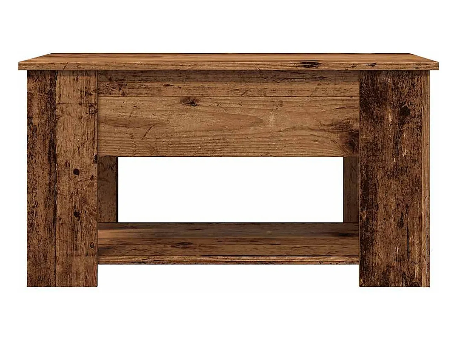 Hot vidaxl Mesa de centro 79x49x41 cm derivados madeira madeira velha Natural claro