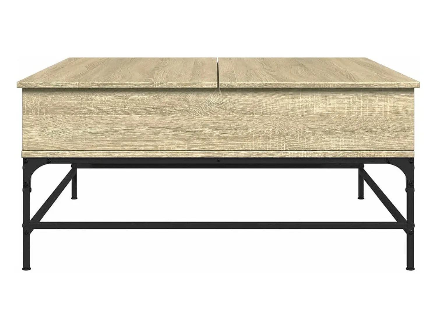 Mesa de centro 95x95x45 cm deriv. madeira/metal carvalho sonoma PT999913^ Mesa De Centro