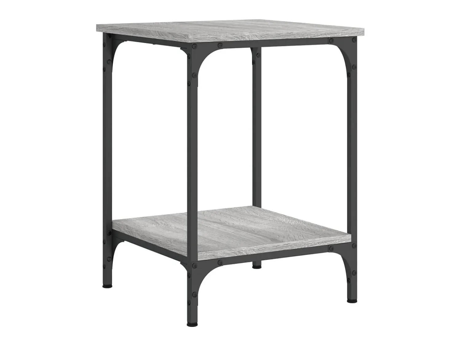 Mesa De Centro|vidaxl Mesa de centro 40x40x55 cm derivados de madeira sonoma Cinzento