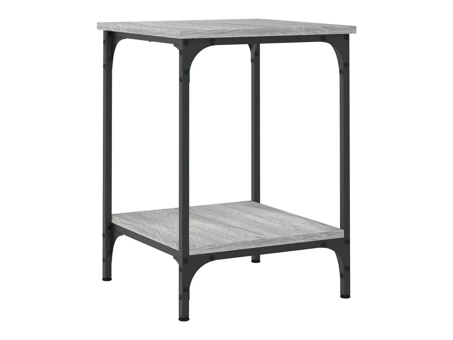 Mesa De Centro|vidaxl Mesa de centro 40x40x55 cm derivados de madeira sonoma Cinzento