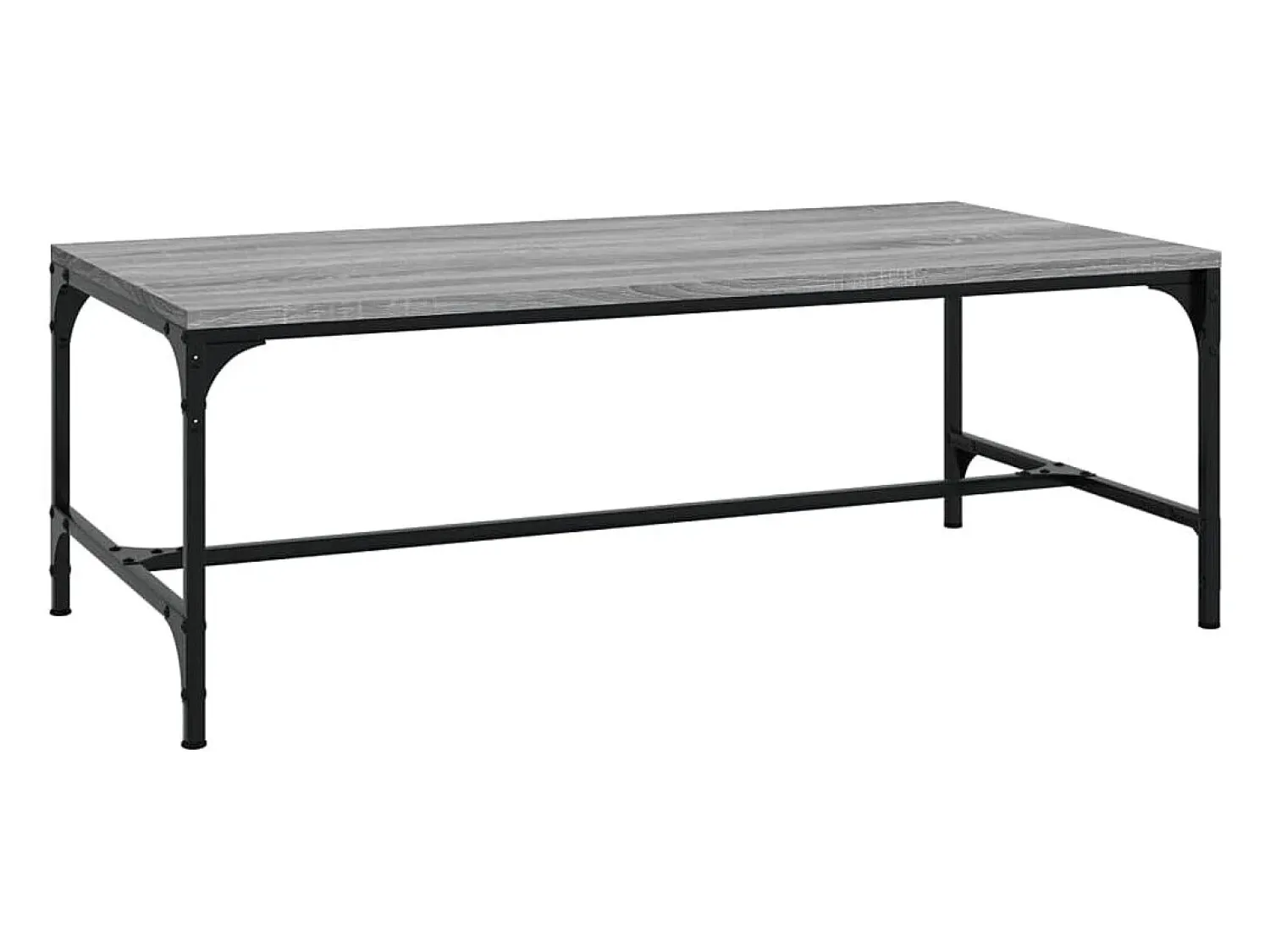 vidaxl Mesa de centro 100x50x35 cm derivados de madeira cinza sonoma^ Mesa De Centro