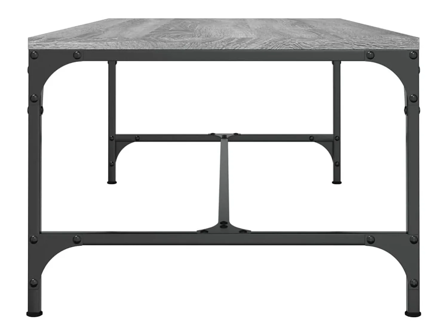 vidaxl Mesa de centro 100x50x35 cm derivados de madeira cinza sonoma^ Mesa De Centro