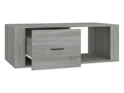 vidaxl Mesa de centro 100x50,5x35 cm derivados de madeira cinza sonoma^ Mesa De Centro