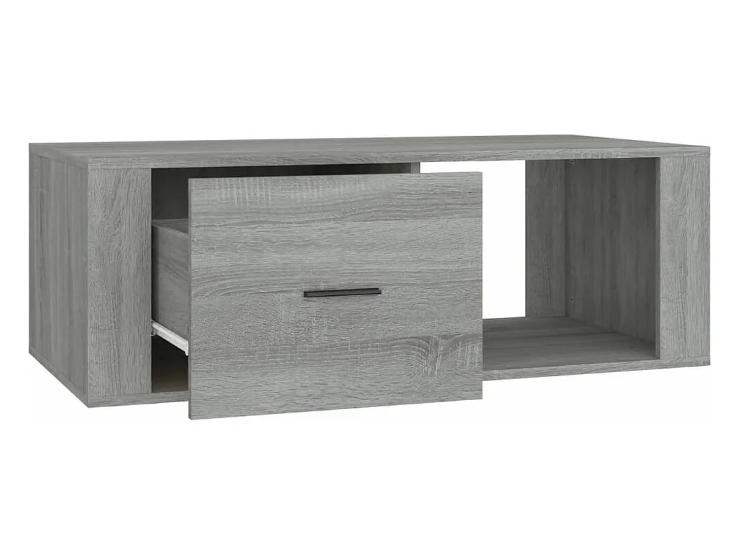 vidaxl Mesa de centro 100x50,5x35 cm derivados de madeira cinza sonoma^ Mesa De Centro