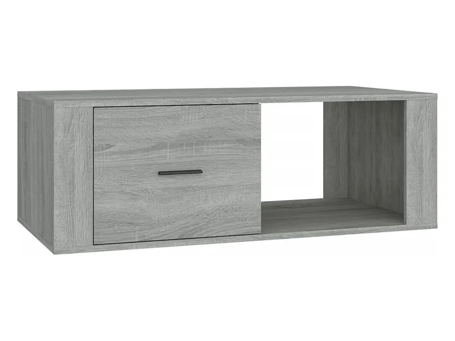 vidaxl Mesa de centro 100x50,5x35 cm derivados de madeira cinza sonoma^ Mesa De Centro