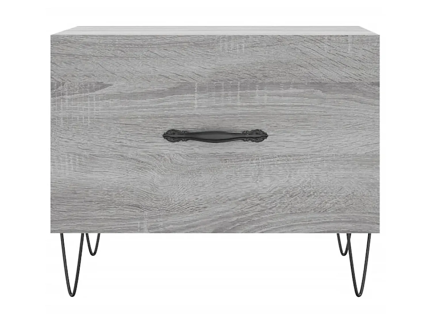 Mesa De Centro| Mesa de centro 50x50x40 cm derivados madeira sonoma cinza PT390080 Cinzento