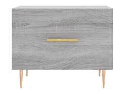 New Mesa de centro 50x50x40 cm derivados madeira sonoma cinza PT732843 Cinzento