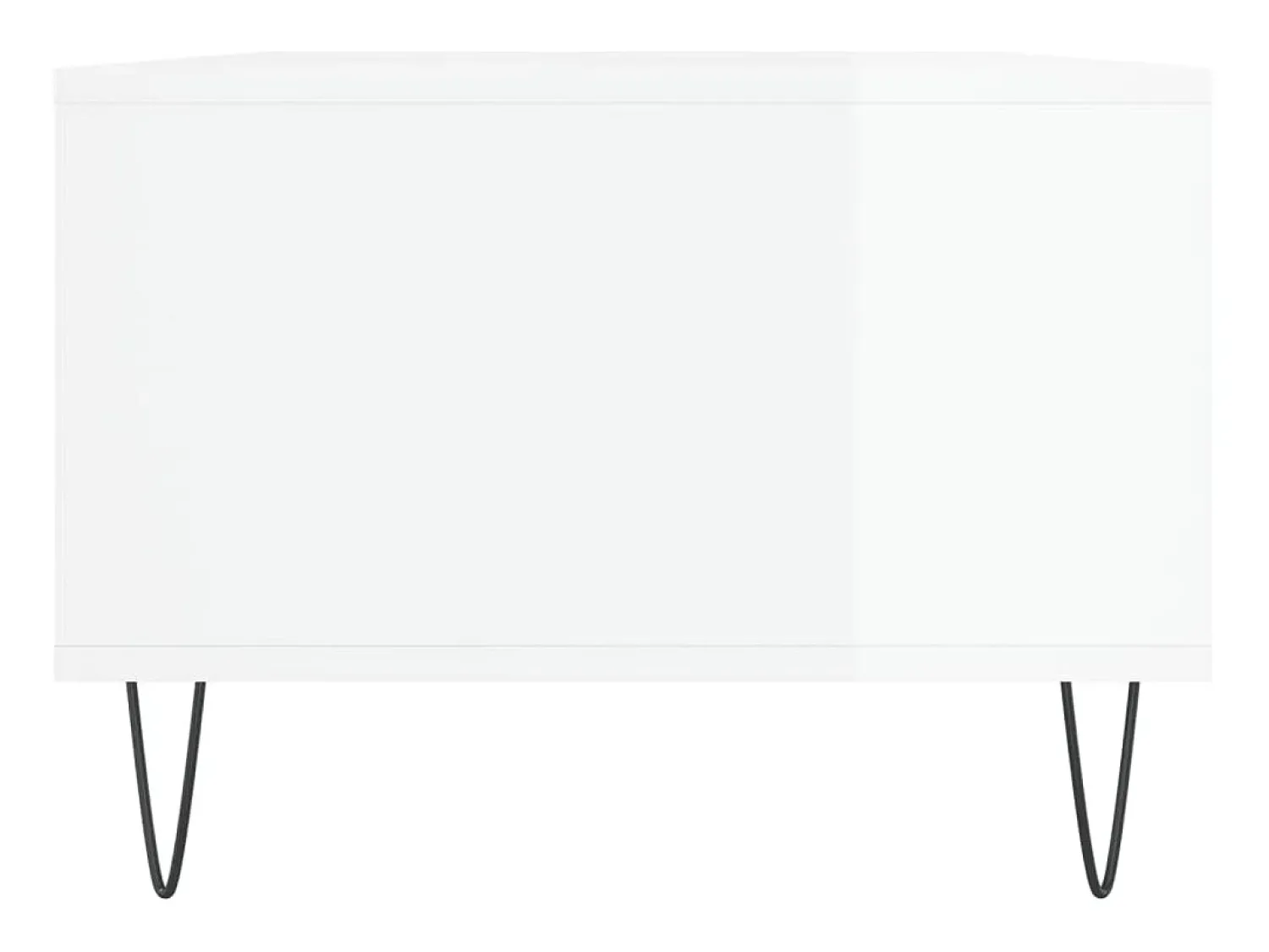 Mesa De Centro|vidaxl Mesa de centro 90x50x36,5 cm derivados madeira brilhante Branco