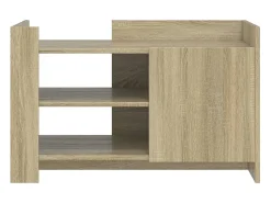 Mesa De Centro|vidaxl Mesa de centro 80x50x50 cm derivados de madeira carvalho sonoma Natural claro