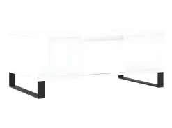 Mesa De Centro| Mesa de centro 90x50x36,5 cm derivados de madeira PT125805 Branco