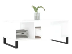 Mesa De Centro| Mesa de centro 90x50x36,5 cm derivados de madeira PT125805 Branco