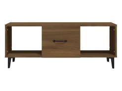 Mesa De Centro*vidaxl Mesa de centro 102x50x40 cm derivados madeira carvalho castanho Natural claro
