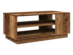 Mesa De Centro*vidaxl Mesa de centro 102x55x43 cm derivados de madeira madeira velha Natural claro