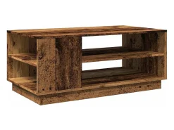 Mesa De Centro*vidaxl Mesa de centro 102x55x43 cm derivados de madeira madeira velha Natural claro
