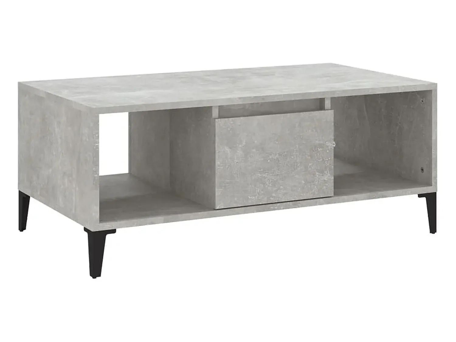 vidaxl Mesa de centro 90x50x36,5 cm derivados madeira cimento^ Mesa De Centro