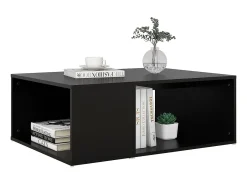 Mesa de centro 90x67x33 cm derivados de madeira PT429830 Preto