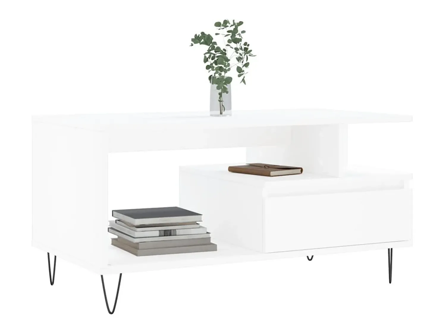 Mesa de centro 90x49x45 cm derivados de madeira PT319705^ Mesa De Centro