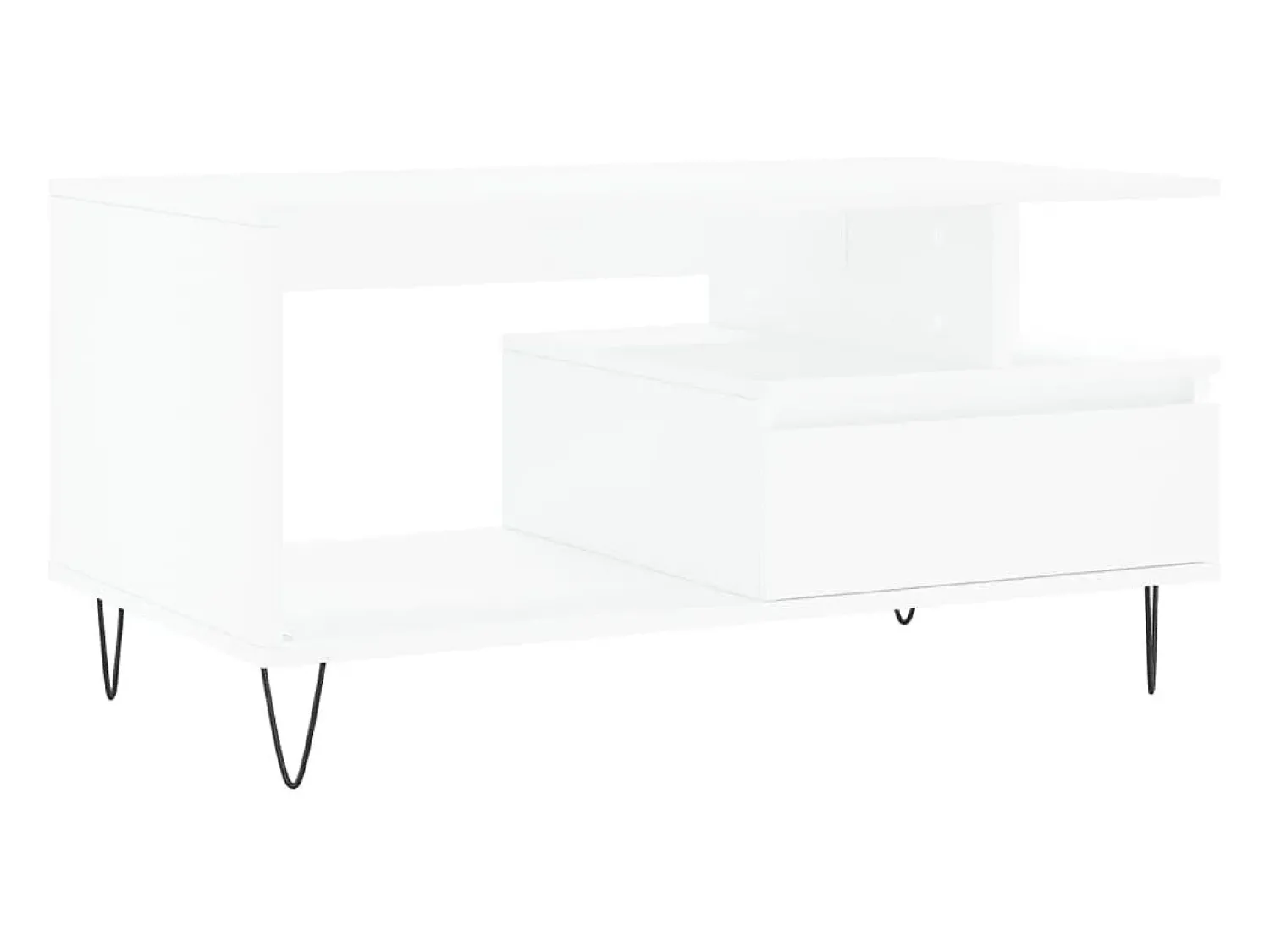 Mesa de centro 90x49x45 cm derivados de madeira PT319705^ Mesa De Centro