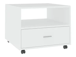 Mesa De Centro*vidaxl Mesa de centro 55x55x40 cm derivados de madeira Branco
