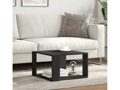 Online Mesa de centro 51,5x51,5x30 cm derivados de madeira PT801907 Preto
