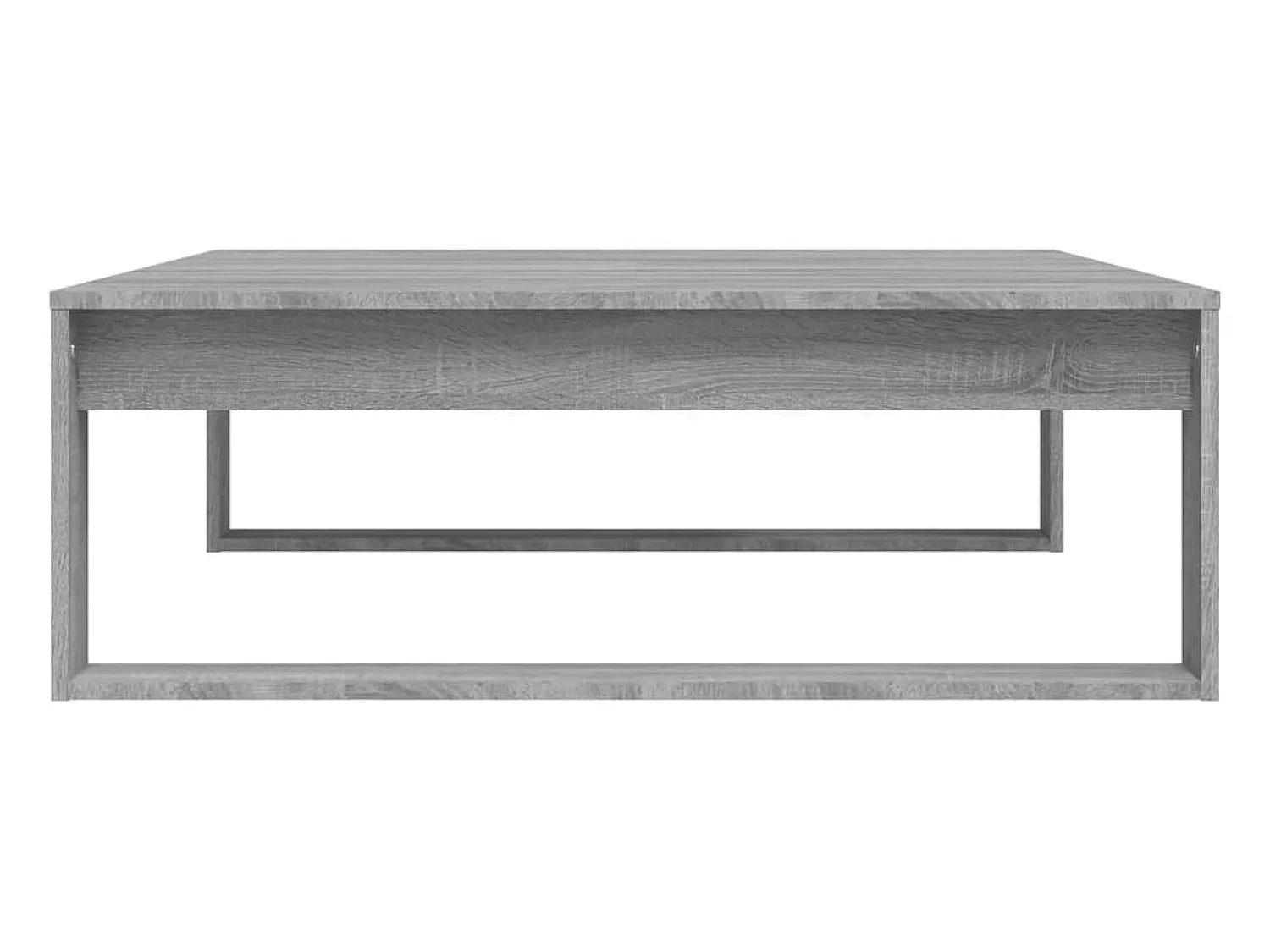 vidaxl Mesa de centro 100x100x35 cm derivados de madeira cinza sonoma^ Mesa De Centro