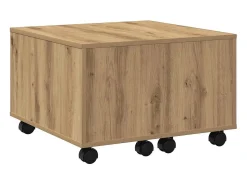 Mesa De Centro|vidaxl Mesa de centro 60x60x38 cm deriv. madeira carvalho artisiano Natural claro