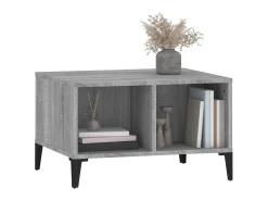 Mesa de centro 60x50x36,5 cm derivados de madeira cinza sonoma PT951065^ Mesa De Centro