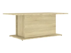 Online vidaxl Mesa de centro 102x55,5x40 cm derivados madeira carvalho sonoma Bege